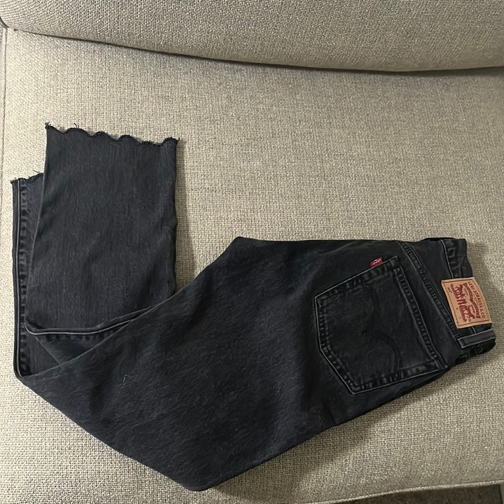 Levi’s Black Wide Leg Denim